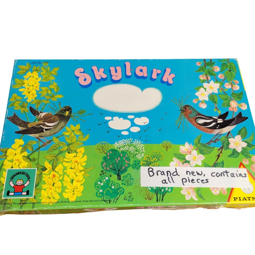 Vintage 1988 Discovery Toys Skylark Board Game Piatnik Item 239 Made in Austria